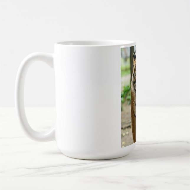 Wald gehender Tiger  Kaffeetasse (Links)