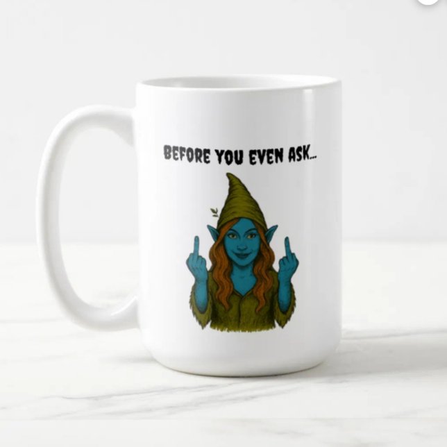 Wald-Gnom  Kaffeetasse (Woodland Gnome )
