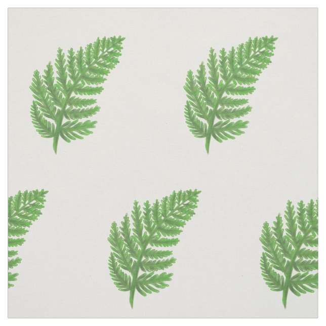 Wald-Grünfarne Stoff (Muster)