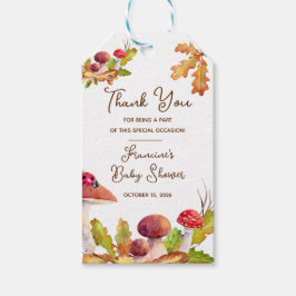 Wald, Herbstwald, Pilzsäulendusche Geschenkanhänger