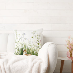 Wald Holzland Baby Reh  Kissen