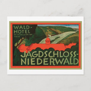 Wald-Hotel Jagdscholss-Niederwald Postkarte