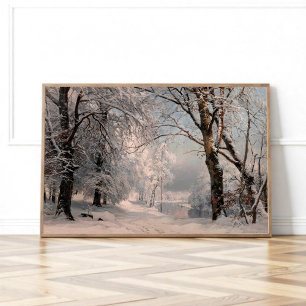 Wald im Winter Poster