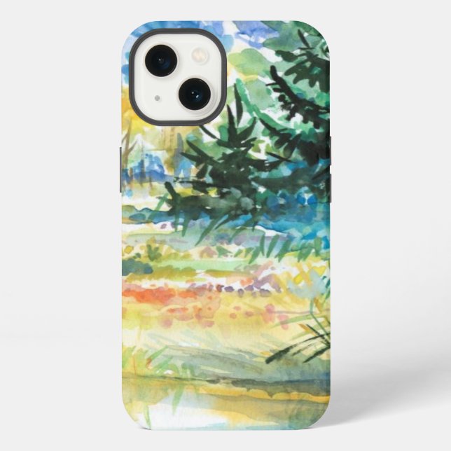 Wald iPhone Hülle (Rückseite)