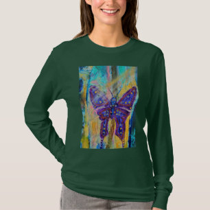 Wald Leben Chrissys des Schmetterlings-T-Shirts T-Shirt