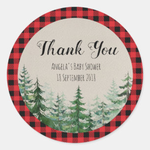 Wald Lumberjack Danke Sticker