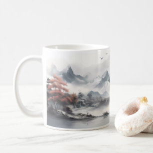 Wald, Montain, Fluss Kaffeetasse