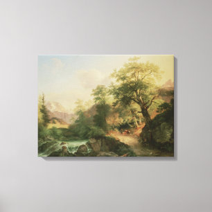 Wald nahe Wien, 1852 (Öl auf Leinwand) Leinwanddruck