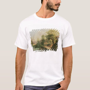 Wald nahe Wien, 1852 (Öl auf Leinwand) T-Shirt