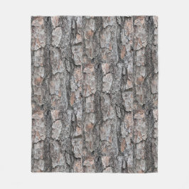Wald-Natur-Dekor Fleecedecke