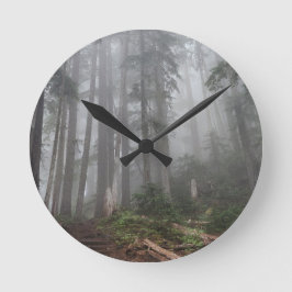 Wald Natur Runde Wanduhr