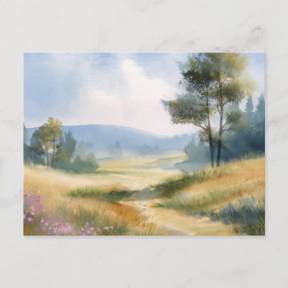 Wald Naturszene Postkarte