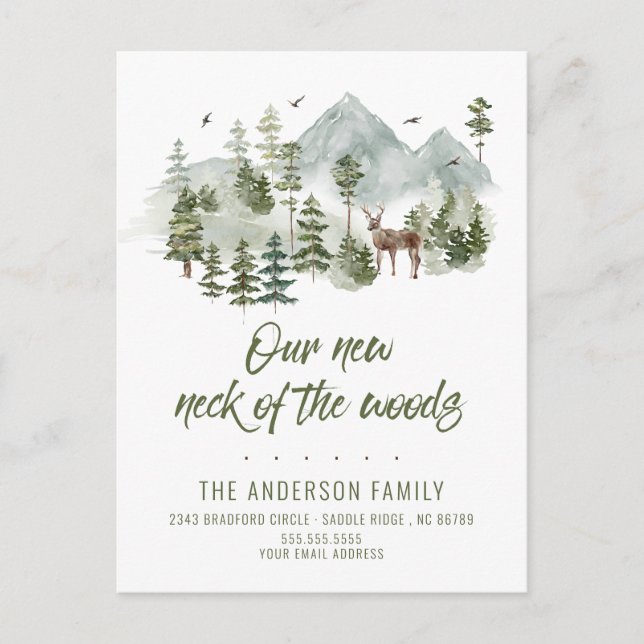 Wald - Neuer Neck der Woods Moving Ankündigung (Vorderseite)