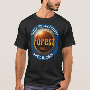 Wald Ohio OH Gesamtsolarauskälte 2024 3 T-Shirt