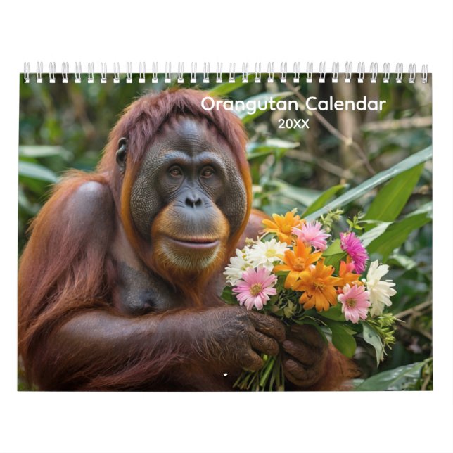Wald-Orangutan-Kalender Kalender (Titelbild)