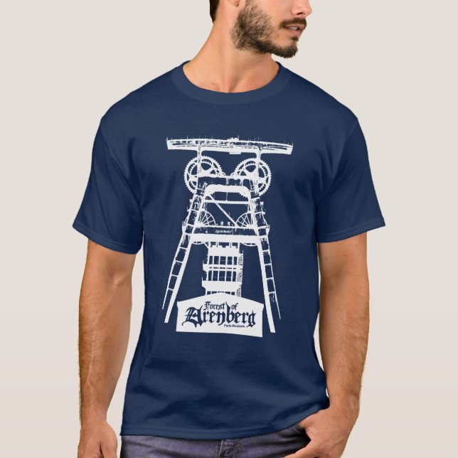 Wald Paris Roubaix von Arenberg T-Shirt (Vorderseite)