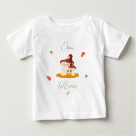 Wald Pilz - Erster Geburtstag Baby T-shirt