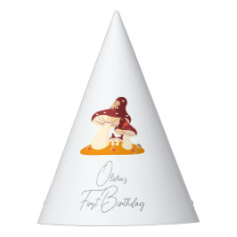 Wald Pilz - Erster Geburtstag Partyhütchen