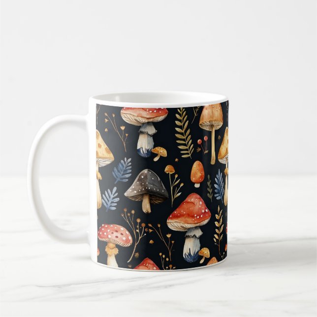 Wald-Pilz und Fern Kaffeetasse (Links)