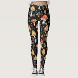 Wald-Pilz und Fern Leggings