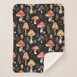 Wald-Pilz und Fern Sherpadecke