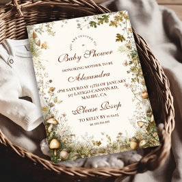 Wald-Pilzdusche Einladung