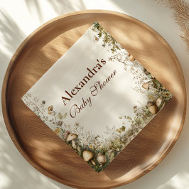 Wald-Pilzdusche Serviette