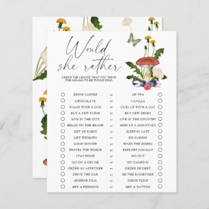 Wald-Pilze fallen - Würde sie lieber Wild