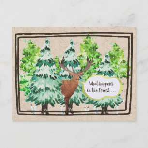 Wald Postkarte