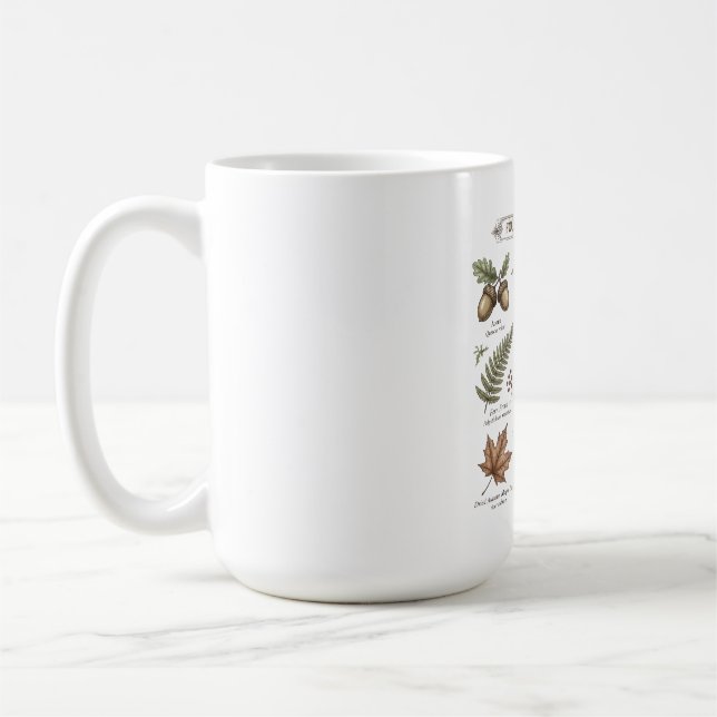 Wald-Sammel-Tee-Party Waldtiere Vintag Kaffeetasse (Links)
