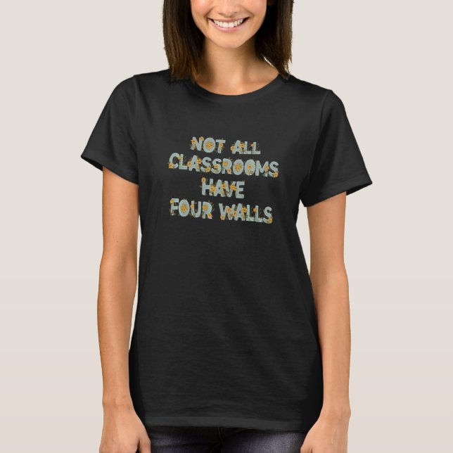 Wald Schulklasse Natur   T-Shirt (Vorderseite)