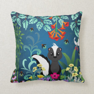 Wald-Skunk Kissen