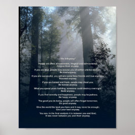 Wald & Sonne tun es auf jeden Fall Poster