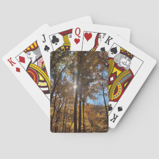 Wald-Sonnenlicht-Spielkarten Spielkarten
