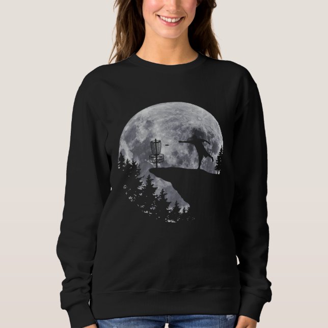 Wald-Sport Frisbee-Golf-Spieler-Scheibe Sweatshirt (Vorderseite)