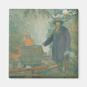 Wald Stille Schwarzbrenner Weiße Blitze Schnaps Magnet