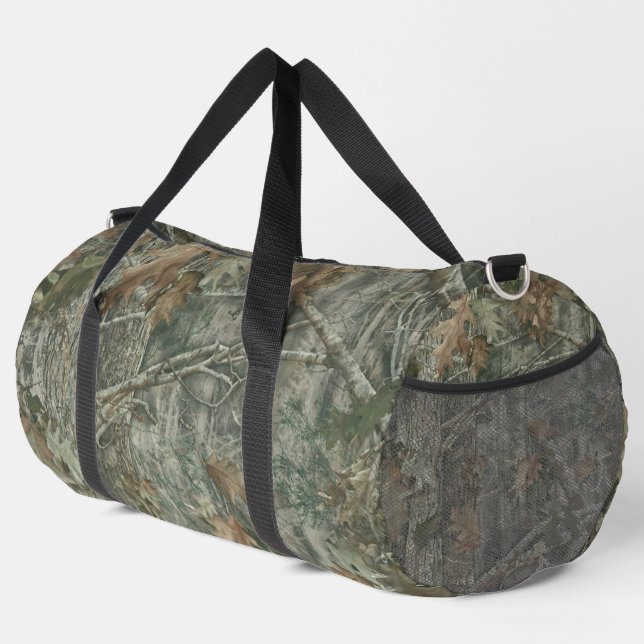 Wald-Tarnmuster Duffle Bag (Rechte Ecke)