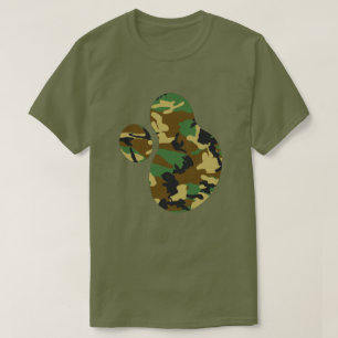 Wald-Tarnmuster-Farbspritzer v2 T-Shirt