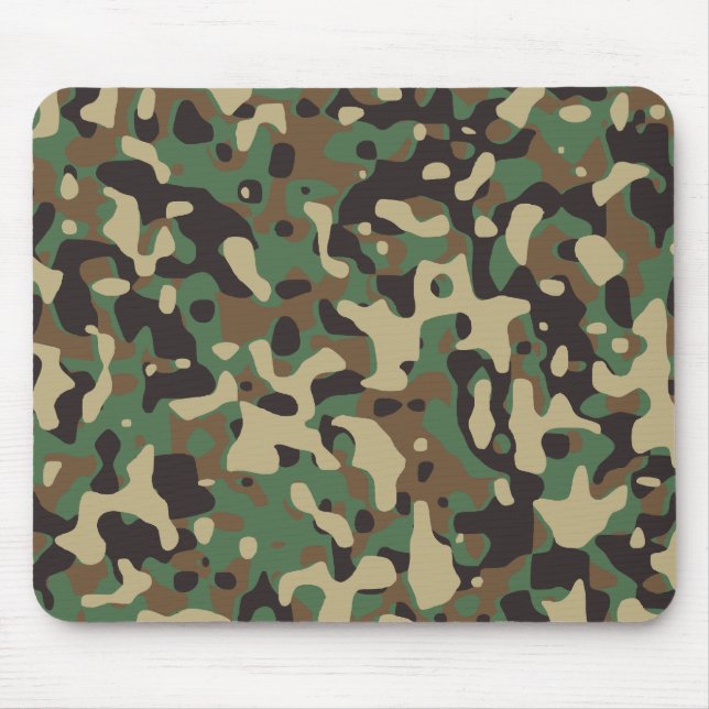 Wald-Tarnung Mousepad (Vorne)