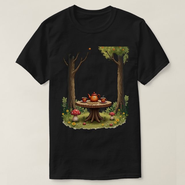 Wald-Teeparty T-Shirt (Design vorne)