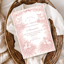 Wald Toile-Babyparty