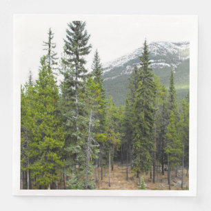 Wald-und Gebirgsszenen-Serviette Serviette