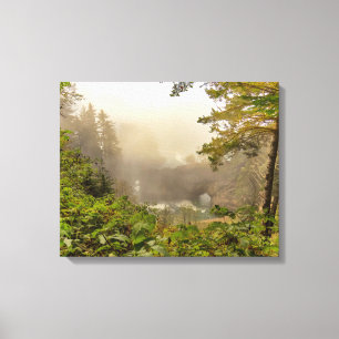 Wald- und Ozeanlandschaft Leinwanddruck