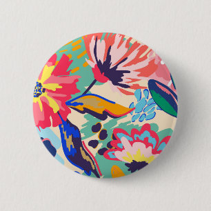 Wald und Rosen Button