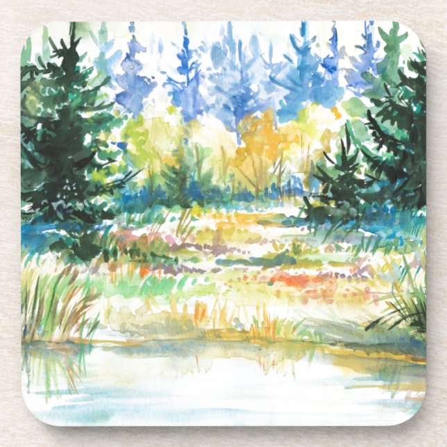 Wald Untersetzer (Vorderseite)