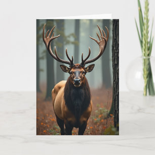 Wald Väter Tag Hirsch Karte