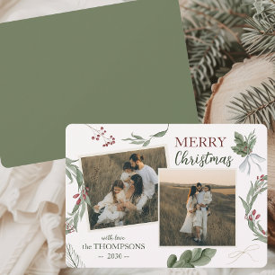 Wald verzauberte Wasserfarben Weihnachten