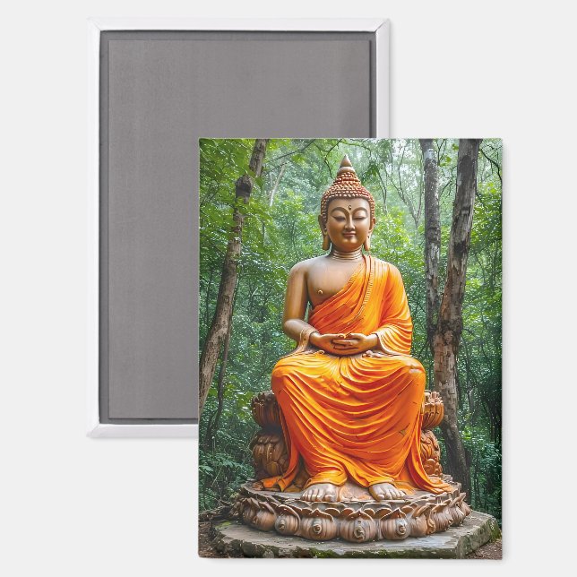 Wald von Calm: Heiligtum des Buddha Magnet (Vorderseite/Rückseite)