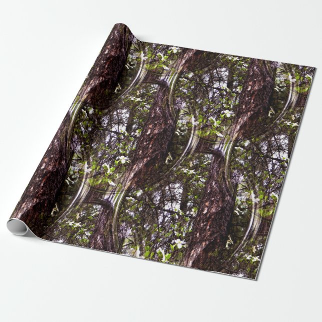 Wald von Dogwoods... Geschenkpapier (Ungerollt)
