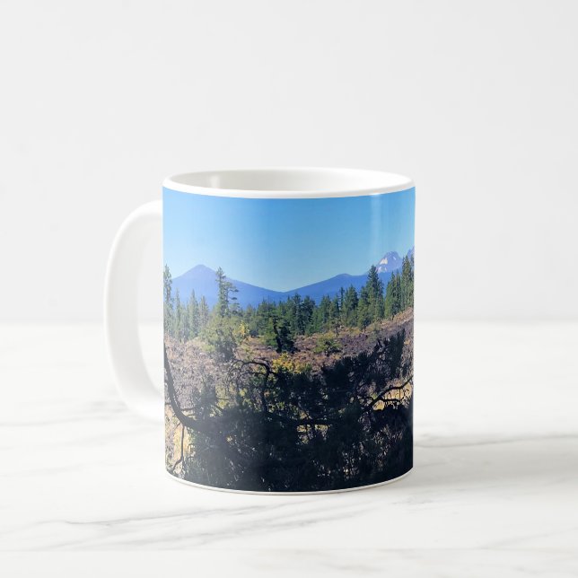 Wald von Lava, Oregon Kaffeetasse (Vorderseite Links)